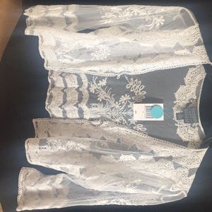 Brand new with tags white shrug